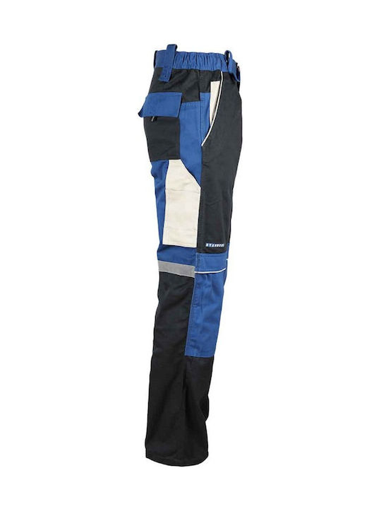 Stenso Stanmore Reflectorizant Pantaloni de Lucru Albastru din Bumbac
