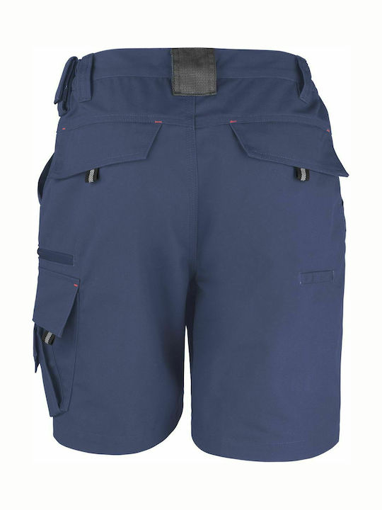 Result Reflective Work Shorts Blue