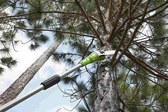 Greenworks G40PSF Телескопично Кънтароприяно На Батерия 40V Solo Обща Дължина 250см И Дължина На Шината 20см