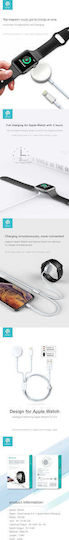 Devia 329975 Wearable Charger Apple Watch Whiteς