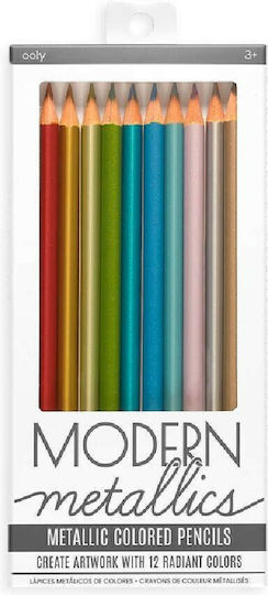 Ooly Modern Metallics Colored Ξυλομπογιές Σετ 12 χρώματα