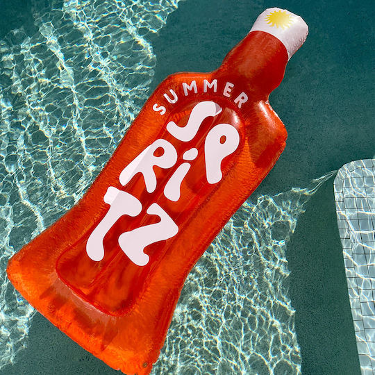 Sunnylife Sumper Spritz Pool-Luftmatratze und aufblasbares Fahrzeug Orange 200x70cm