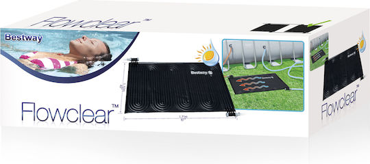 Bestway Θερμαντικό Πάνελ Πισίνας 171x110εκ. Μαύρο