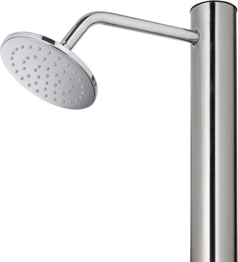 vidaXL Pool Shower with Width 12cm Silver