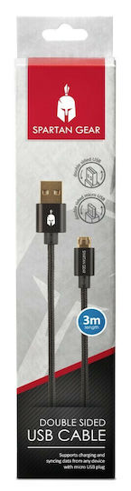 Spartan Gear Charging Cable for PS4 / Xbox One Black 050390