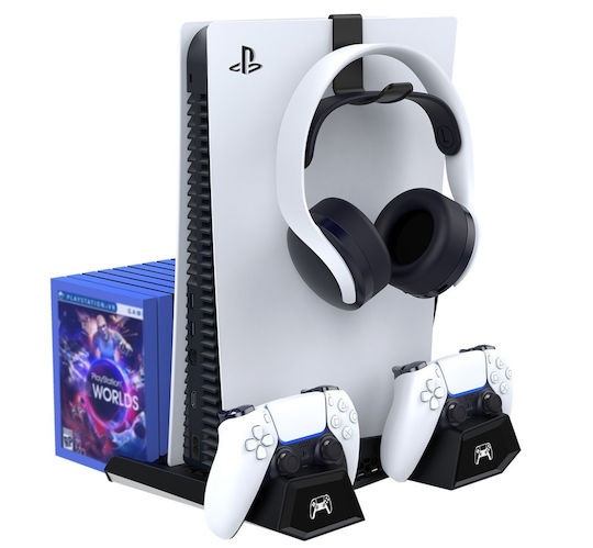 iPega Charging Station for 2 controllers PS5 Black