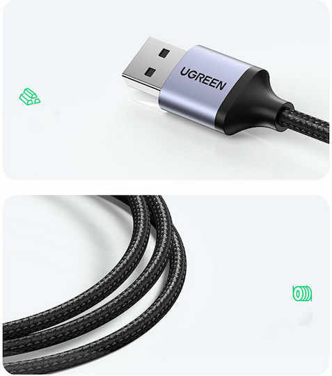 Ugreen Hub 4 Ports USB 3.0 with USB-A / Ethernet Connection Silver