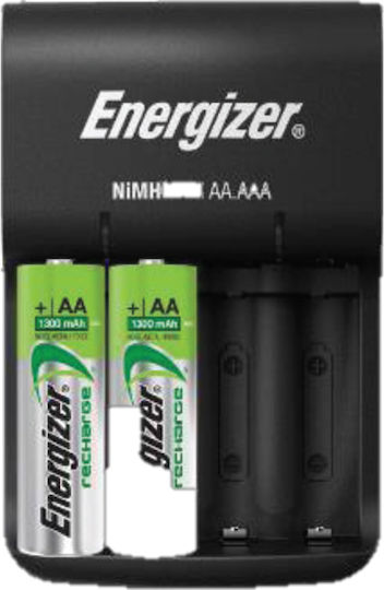 Energizer Base Φορτιστής 4 Μπαταριών Ni-MH Μεγέθους AA/AAA