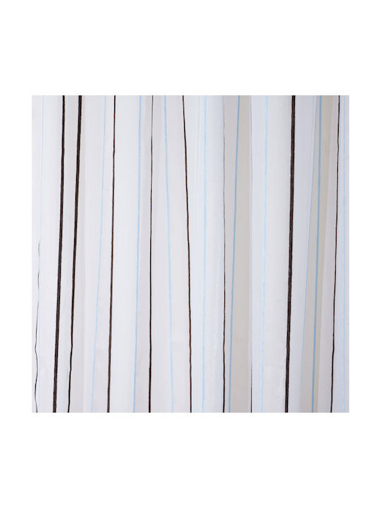 Viopros Curtain with Pencil Pleat Katerina 116 Light Blue 140x270cm