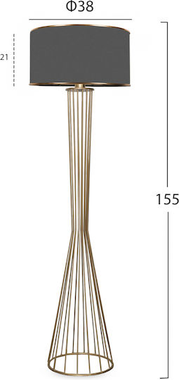 HomeMarkt Φωτιστικό Δαπέδου Υ155εκ.
