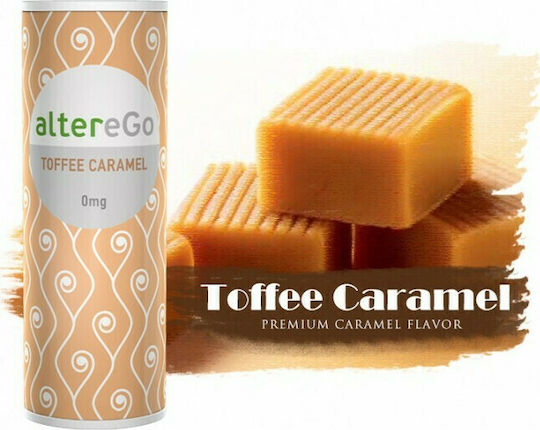 Alter eGo Έτοιμο Υγρό Αναπλήρωσης Toffee Caramel με Γλυκιά Γεύση 3mg 10ml