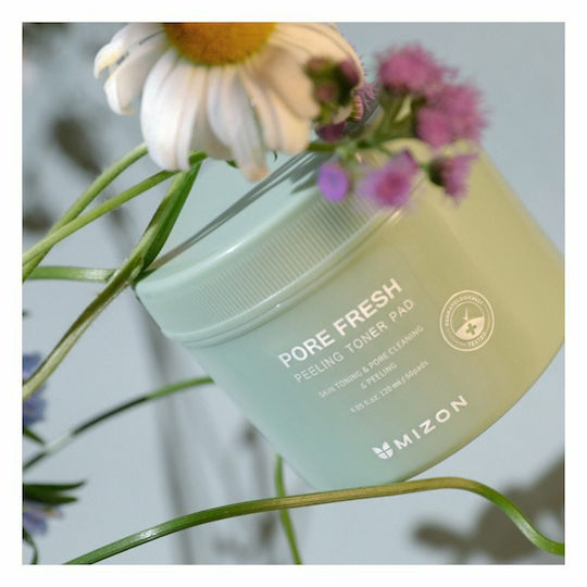 Mizon Pore Fresh Peeling Tücher Für Gesichtspeelings 60 Stück