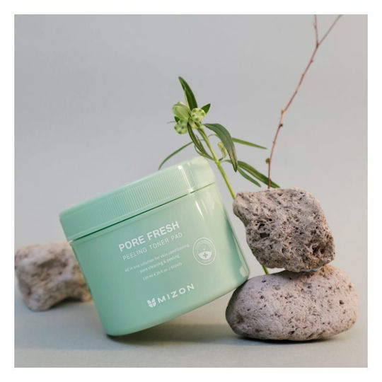 Mizon Pore Fresh Peeling Tücher Für Gesichtspeelings 60 Stück