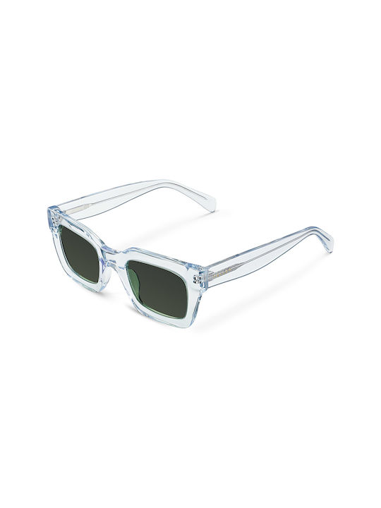 Meller Assim Sunglasses with Transparent Plastic Frame and Blue Polarized Lens ACB-ASS-BLUEOLI