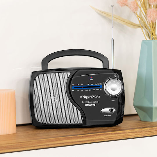 Kruger & Matz KM 822 Tragbares Radio Schwarz