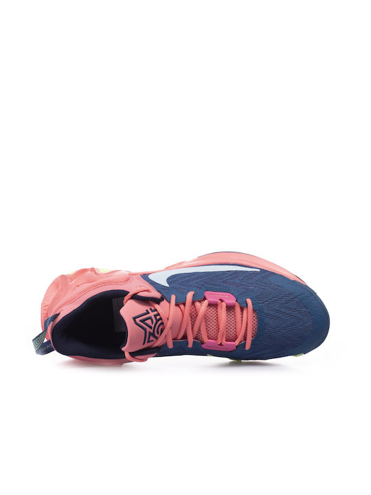 Giannis Immortality 2 Low Basketball Shoes Dark Marina Blue / Pink Gaze / Midnight Navy / Celestine Blue