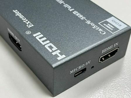 CAT5/CAT6 mit IR Empfänger 60m 2pcs HDMI Extender
