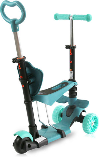 Lorelli Kids Scooter Draxter Plus 3-Wheel with Seat for 3+ Years Turquoise