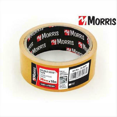 Morris Very Strong 26047 Self-Adhesive Double-Sided Tape 38mmx10m 1pcs 26047