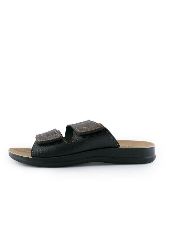 Love4shoes Men's Sandals Black