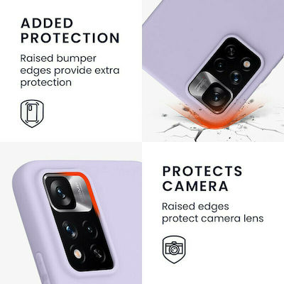 KWmobile TPU Silicone Back Cover Lavender (Redmi Note 11 Pro+ 5G)