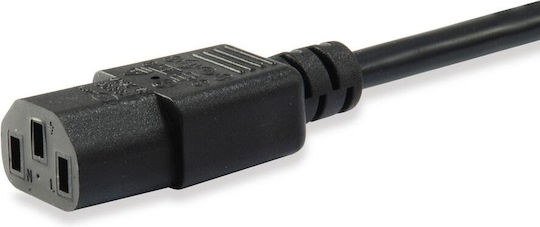 Equip Schuko - IEC C13 Cable 3m Μαύρο 112121