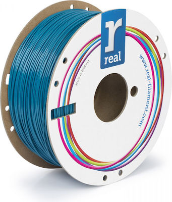 Real Filament PETG Filament pentru imprimante 3D 1.75mm Recycled Blue 1kg