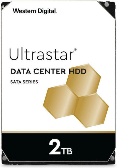 Western Digital Ultrastar DC HA210 2TB HDD Σκληρός Δίσκος 3.5" SATA III 7200rpm με 128MB Cache για Καταγραφικό / NAS / Server HUS722T2TALA604 1W10002