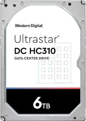 Western Digital Ultrastar DC HC310 4TB HDD Festplatte 3.5" SAS 3.0 7200Umdrehungen pro Minute mit 256MB Cache für Server