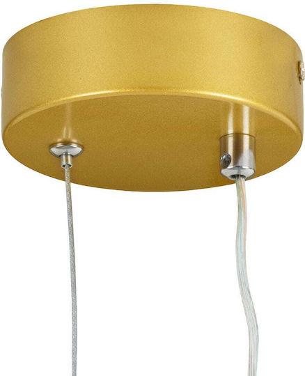 GloboStar Mary Gold LED Ceiling Light with Adjustable White Light 20x28.5cm