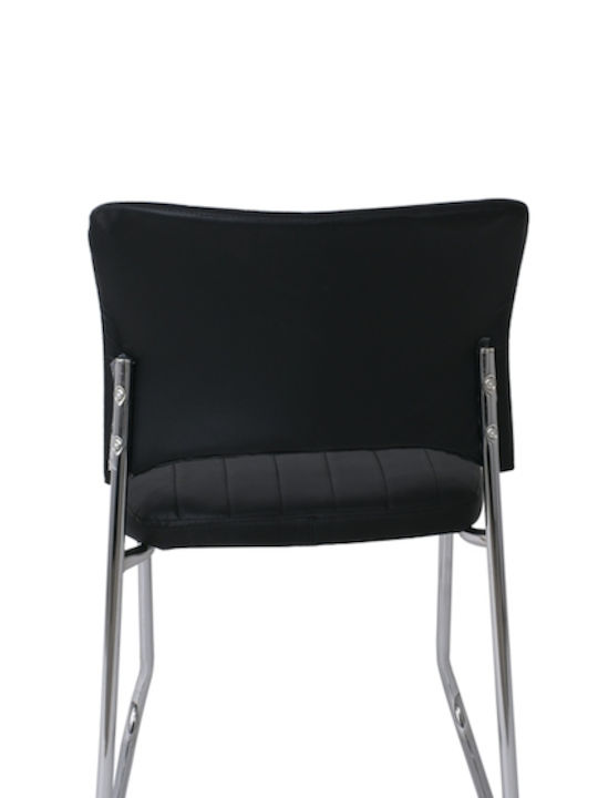 Chair Visitor Black 52x52x83cm 1pcs