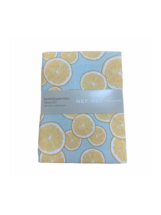 Nef-Nef Homeware Tablecloth Orange Juice Grey / Yellow 140x240cm