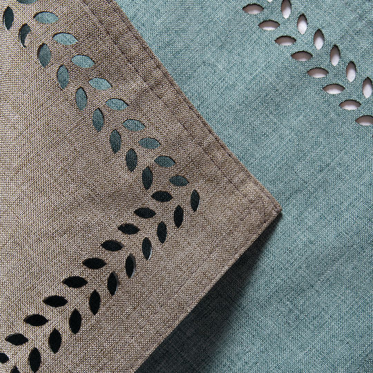 Silk Fashion Bg18 Αλέκιαστο Petrol/Grey 85x85εκ.