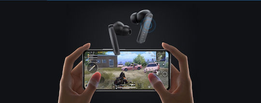 Haylou X1 Pro In-ear Bluetooth Handsfree Ακουστικά με Θήκη Φόρτισης Μαύρα