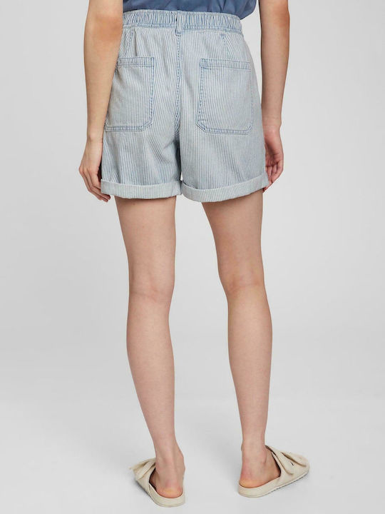 GAP Women's Jean High-waisted Shorts Light Blue