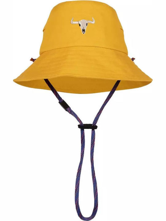 Buff Kids' Hat Bucket Fabric Sunscreen Yellow