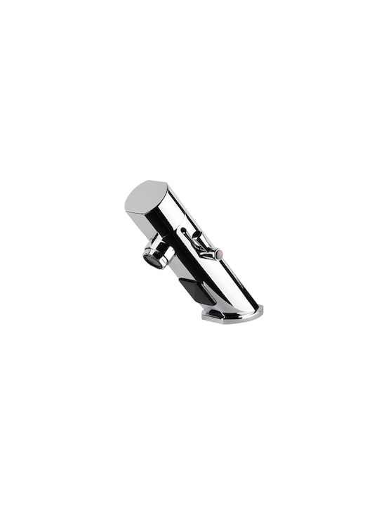 MCM 7025B Mixing Sink Faucet with Photocell Sensor Silver
