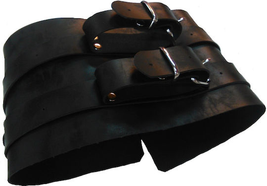 Torso & Limb Restraint Set BDSM Leather Handcuffs for Hands & Thighs