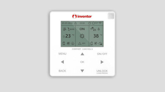 Inventor /HU160S3 Pompa de căldură 12.1kW Cu o singură fază 65°C Split