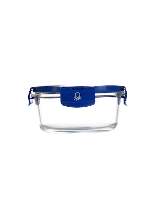 Benetton Rainbow Lunch Box Glass Blue 570ml 1pcs