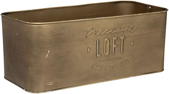 A-S Loft Blumentopf Metall Gold