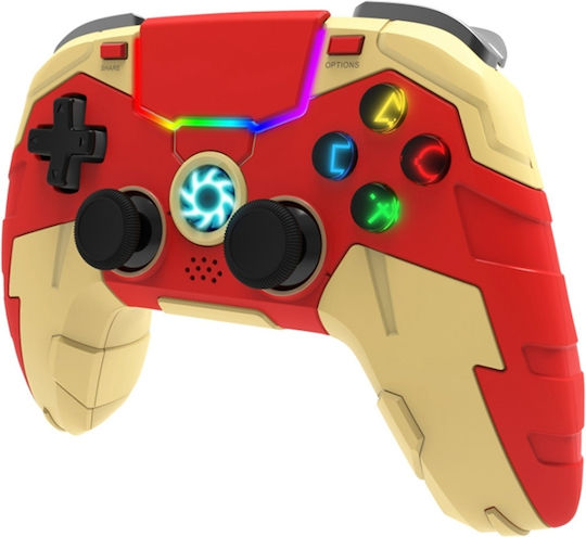 iPega P4020A Iron Man Ασύρματο Gamepad για PS4 Κόκκινο