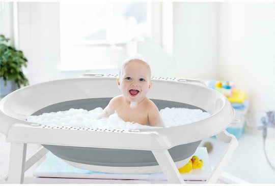 Baby Jem Foldable Baby Bath Grey