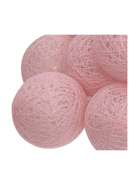 Atmosphera Cotton Balls Garland Lights LED with 16 Balls