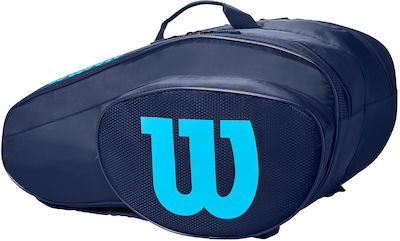 Wilson Team Τσάντα Πλάτης Padel 2 Ρακετών Μπλε