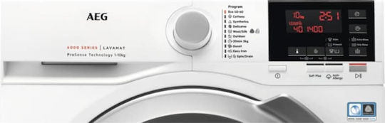 AEG Πλυντήριο Ρούχων 10kg με Τεχνολογία Ατμού 1400 Στροφών OKOInverter L6FLG41S
