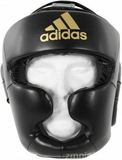 adidas Speed Adult Full Face Boxing Headgear Synthetic Leather Black