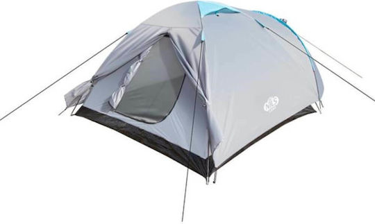 Camp NC6013 Σκηνή Camping Igloo Ορειβασίας Λευκή με Διπλό Πανί 4 Εποχών για 3 Άτομα Αδιάβροχη 3000mm 345x210x130εκ.