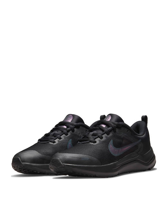 Downshifter Downshifter 12 Kids Sports Shoes Running with Laces Black / Light Smoke Grey