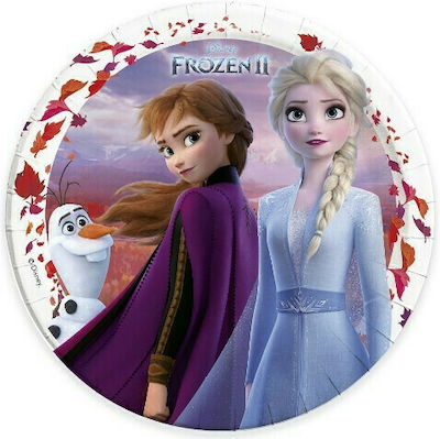 Procos Frozen II Plate for Party 8pcs